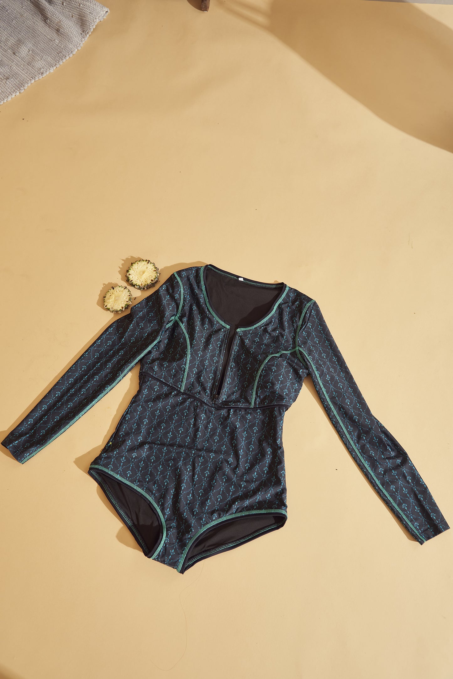 Long raglan sleeve one piece